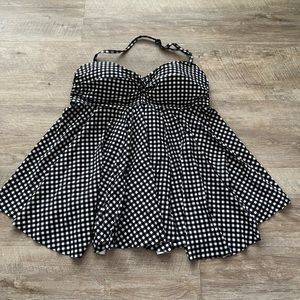 GAP Maternity Gingham Swim Top